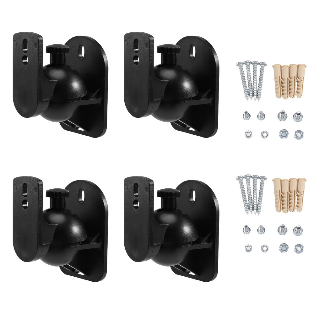 4PCS Universal Speaker Wall Mount Bracket Ceiling Stand Clamp with2799