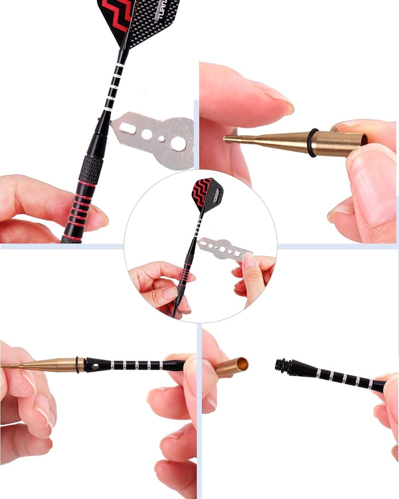 Darts Plastic Tip - Professional Soft Tip Darts Set for Electronic Dartboard 9 P