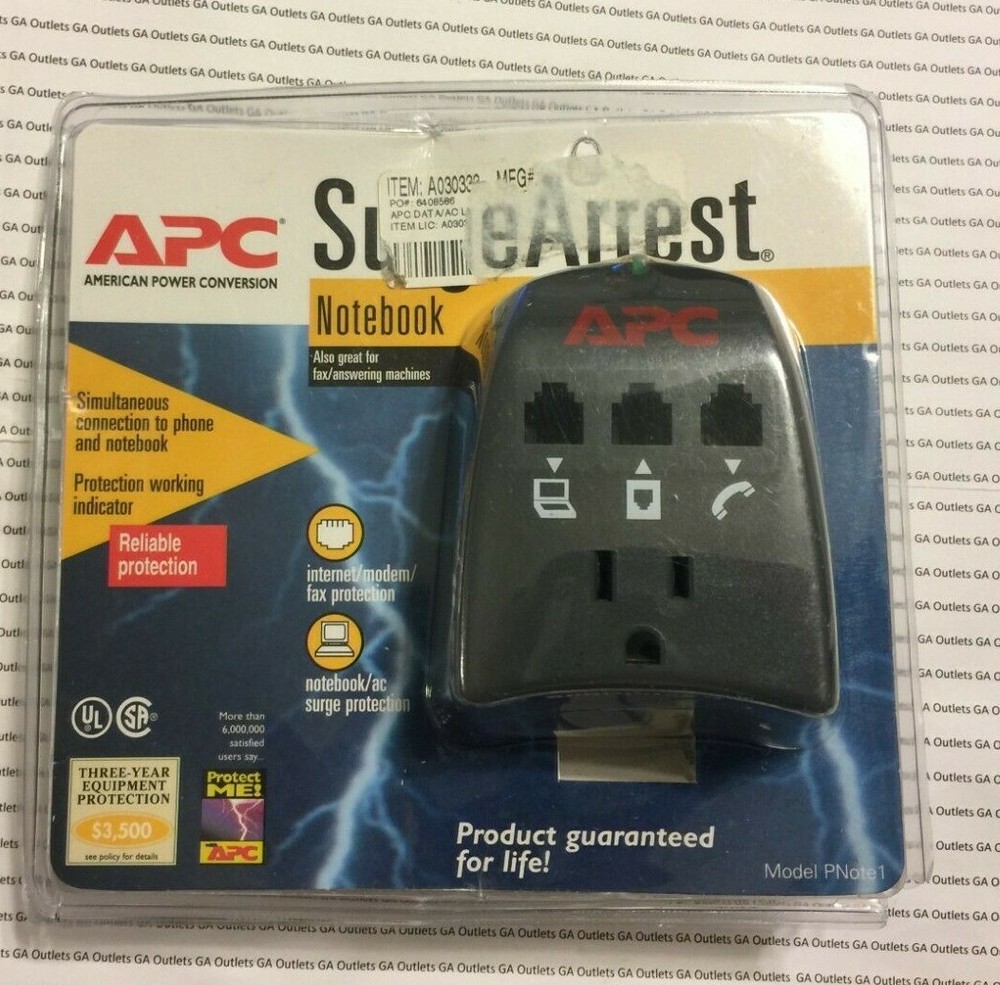 APC Notebook Surge Arrest Protector