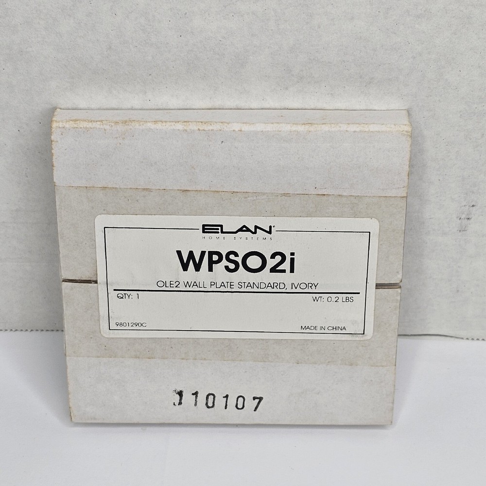 Elan Ole2 Wall Plate - Ivory - WPSO2i - NIB