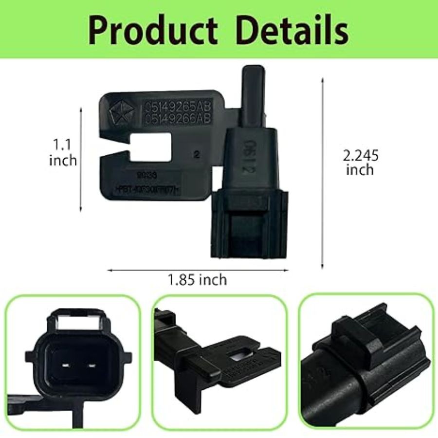 Ambient Air Temperature Sensor with Plug Wired Pigtail
