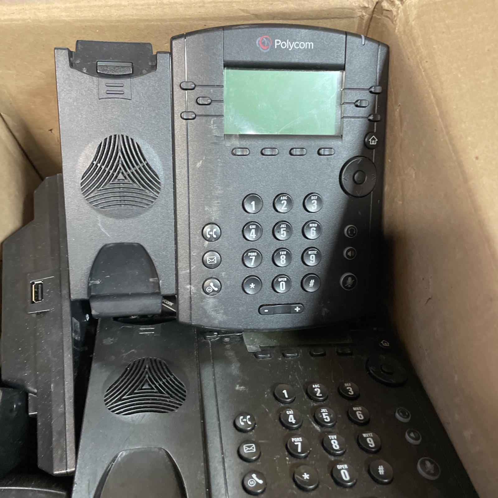 Polycom VVX 311 WW 6-line Business Media Phone Black (2200-48350-025) Lot of 10