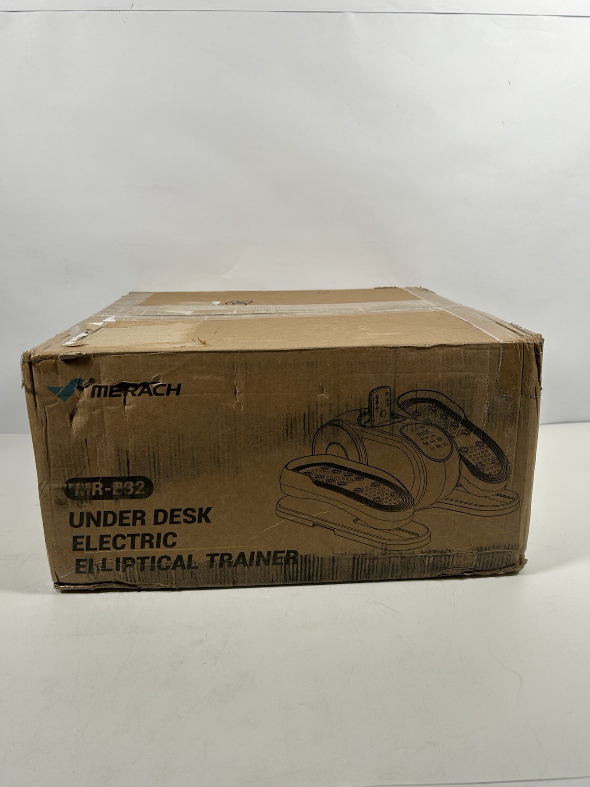 MERACH Under Desk Elliptical Machine, Leg Exerciser While Sitting for Seniors