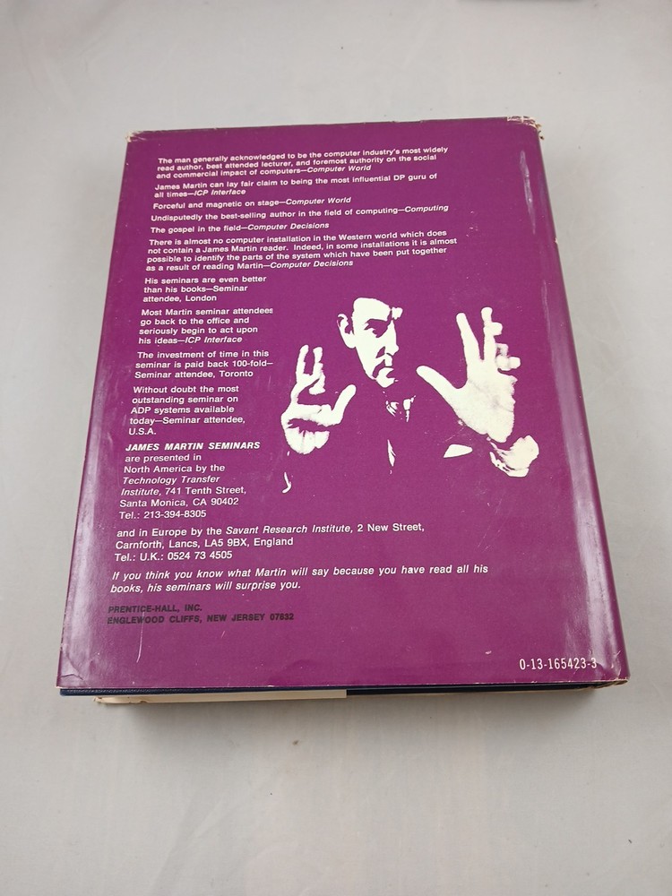 Computer Data Base Organization 1977 James Martin Vintage Computer