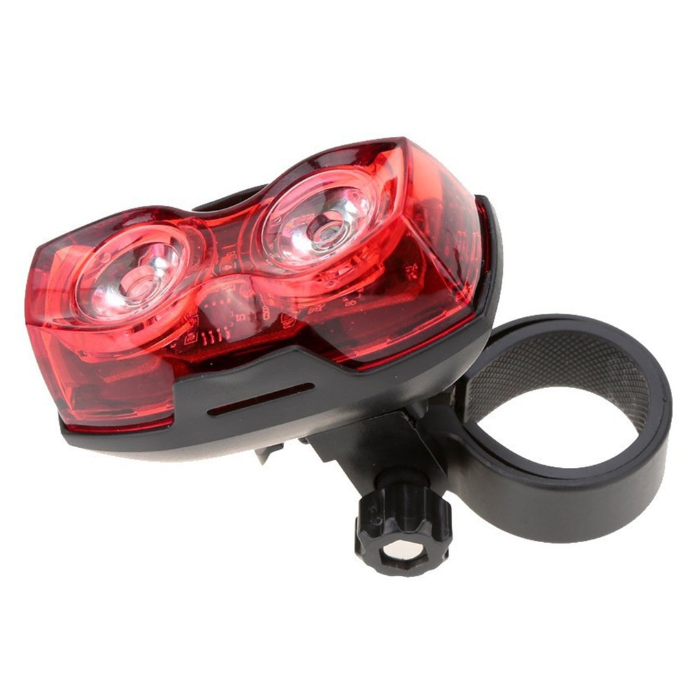 Efficient LED Bike Rear Light Horizontal or Vertical Mounting Red Light