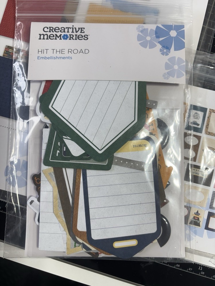 Creative Memories Hit The Road Decorative Bundle-Almost Complete-DISCOUNTED