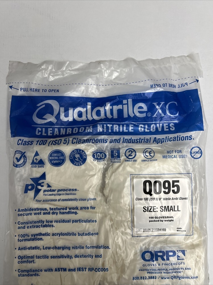 Qualatrile Q095 Nitrile Ambi Gloves