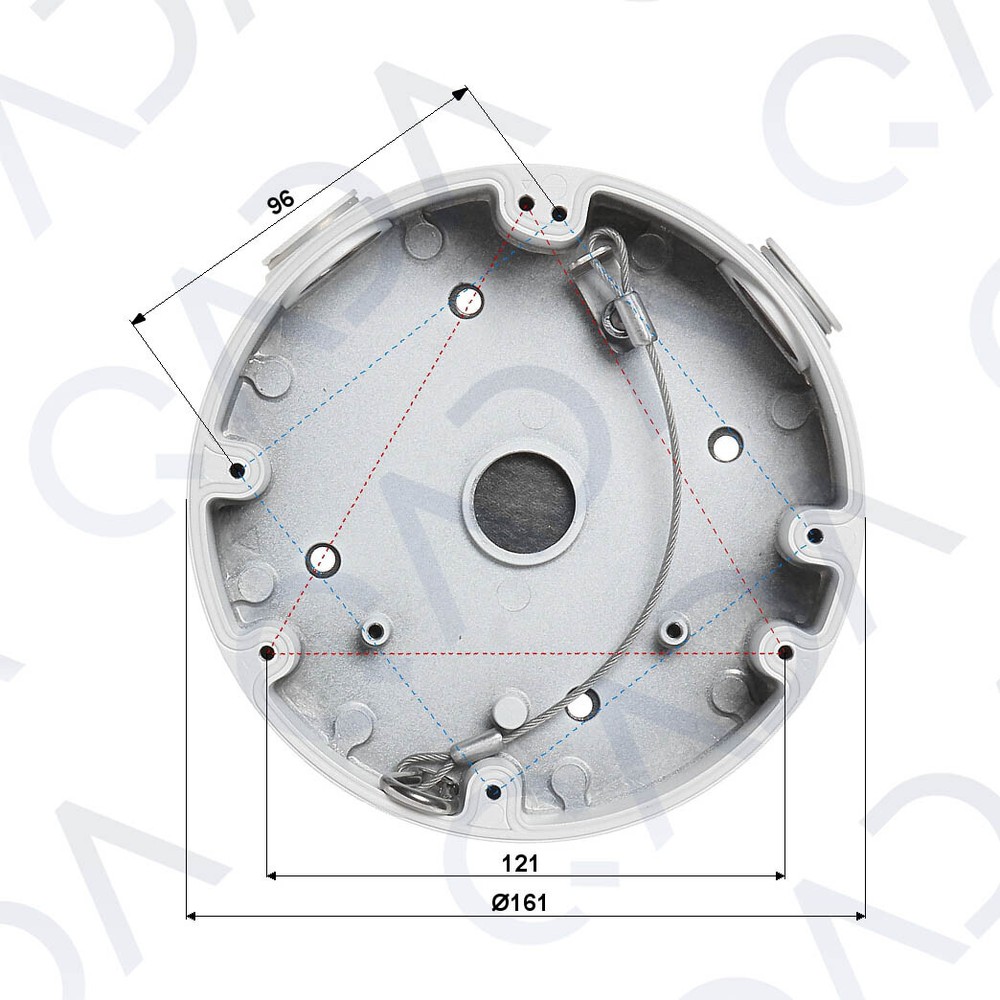 Dahua PFA138 Wall Mounting Junction Box for Select CCTV Security Cameras