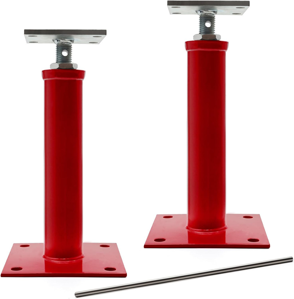 Heavy-Duty House Jacks for Crawlspace Leveling - 2 Pack, 11"-16" Height Range