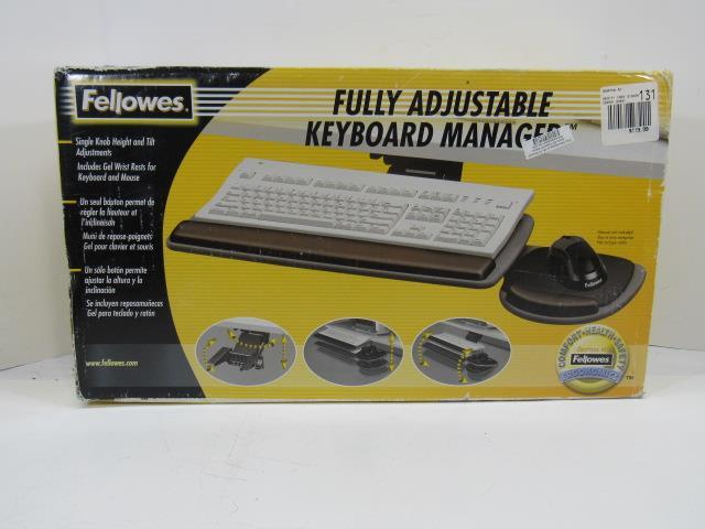 Fellowes Fully Adjustable Keyboard Manager # 93841 NEW IN BOX
