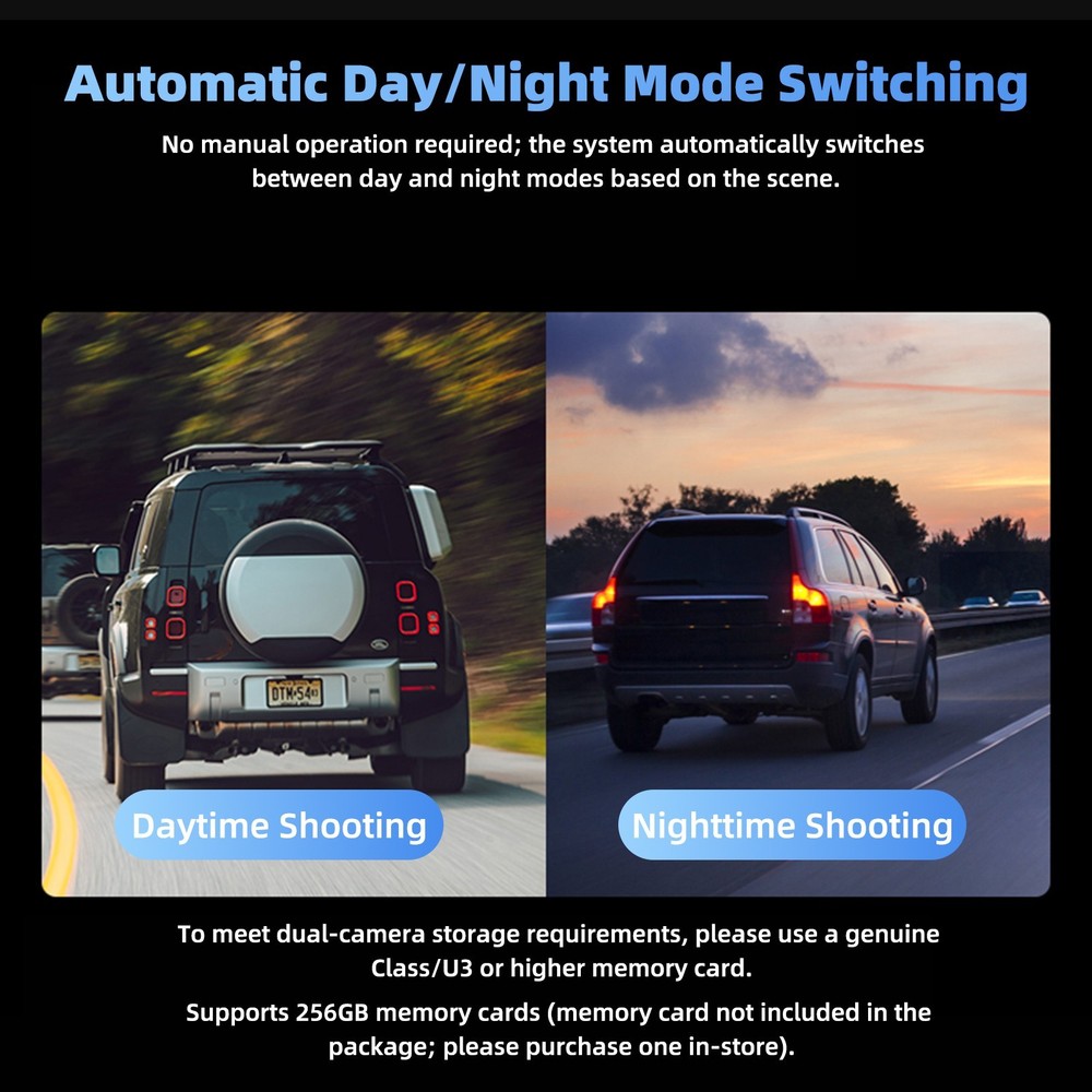 Motorcycle GPS Support Recording Dashcam 5" HD Screen Wireless Screen Mirroring