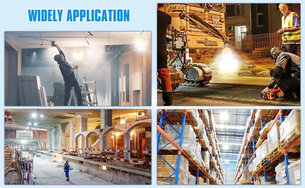 Portable 100W LED Temporary Work Light Constructions Projects Jobsite Lighting