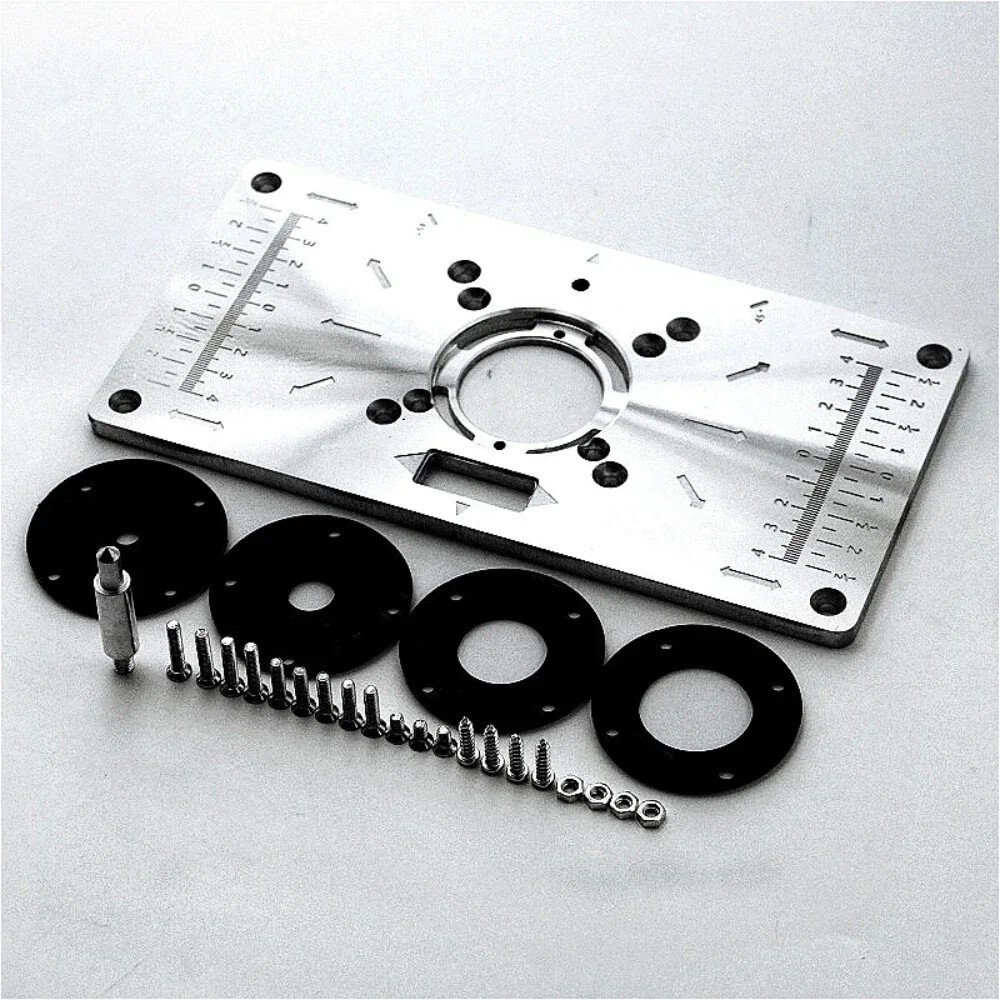 Aluminium Router Table Insert Plate Table For Woodworking Benches Router New [