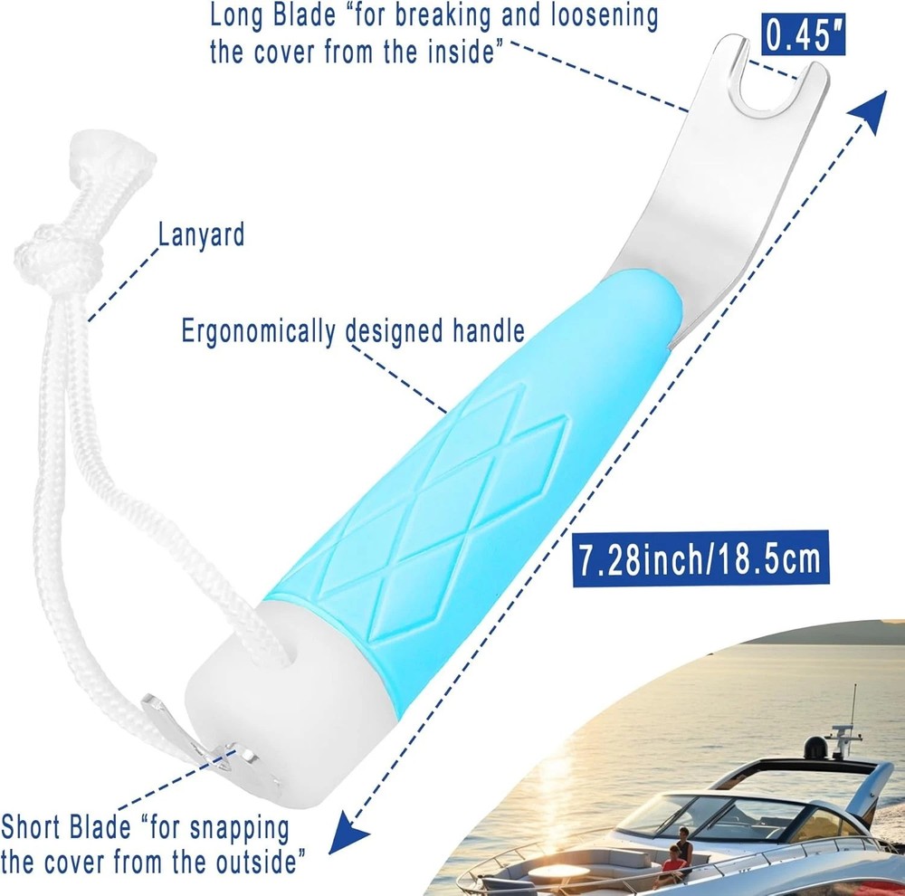 FullMayPro Top-Snapper Tool for Boat Canvas SnapsBoat Cover Snap Release Tool...