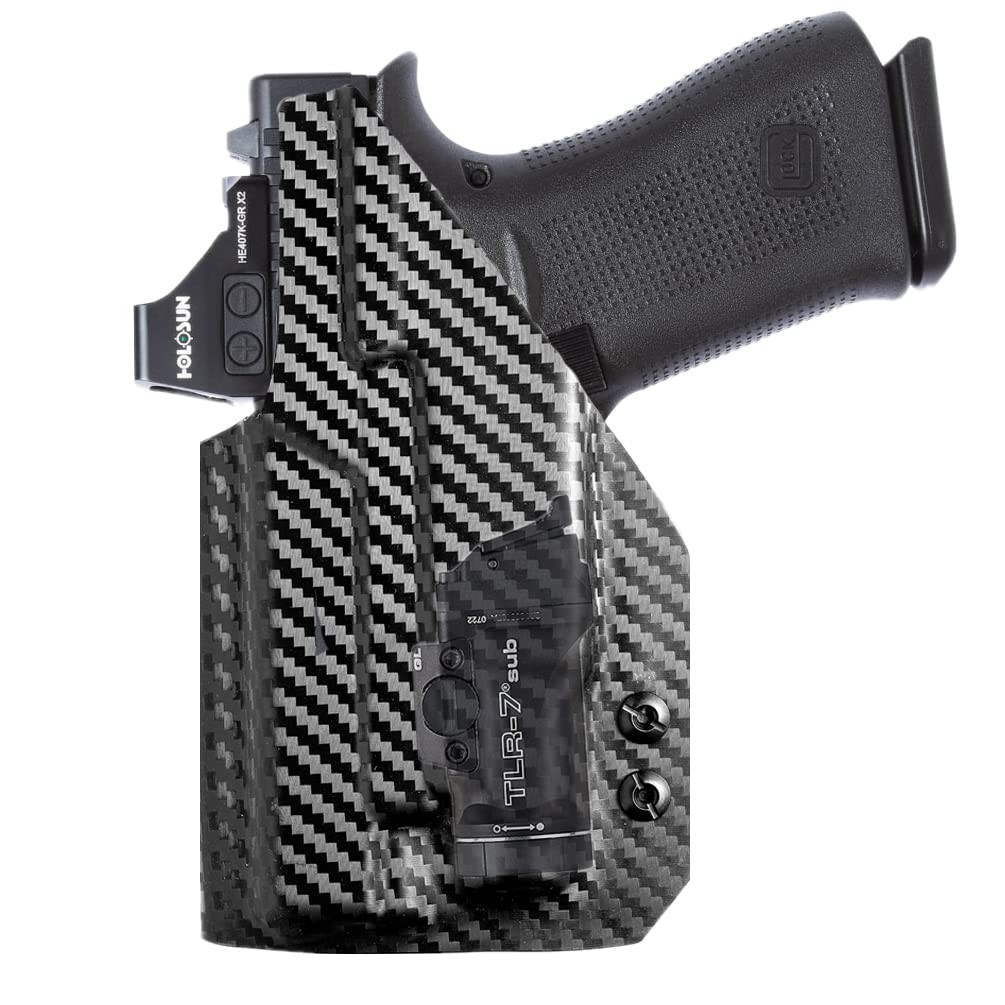 Kydex Iwb Holster for Glock 43x 48 Mos G43X G48 Rail with Streamlight TLR-7 Sub