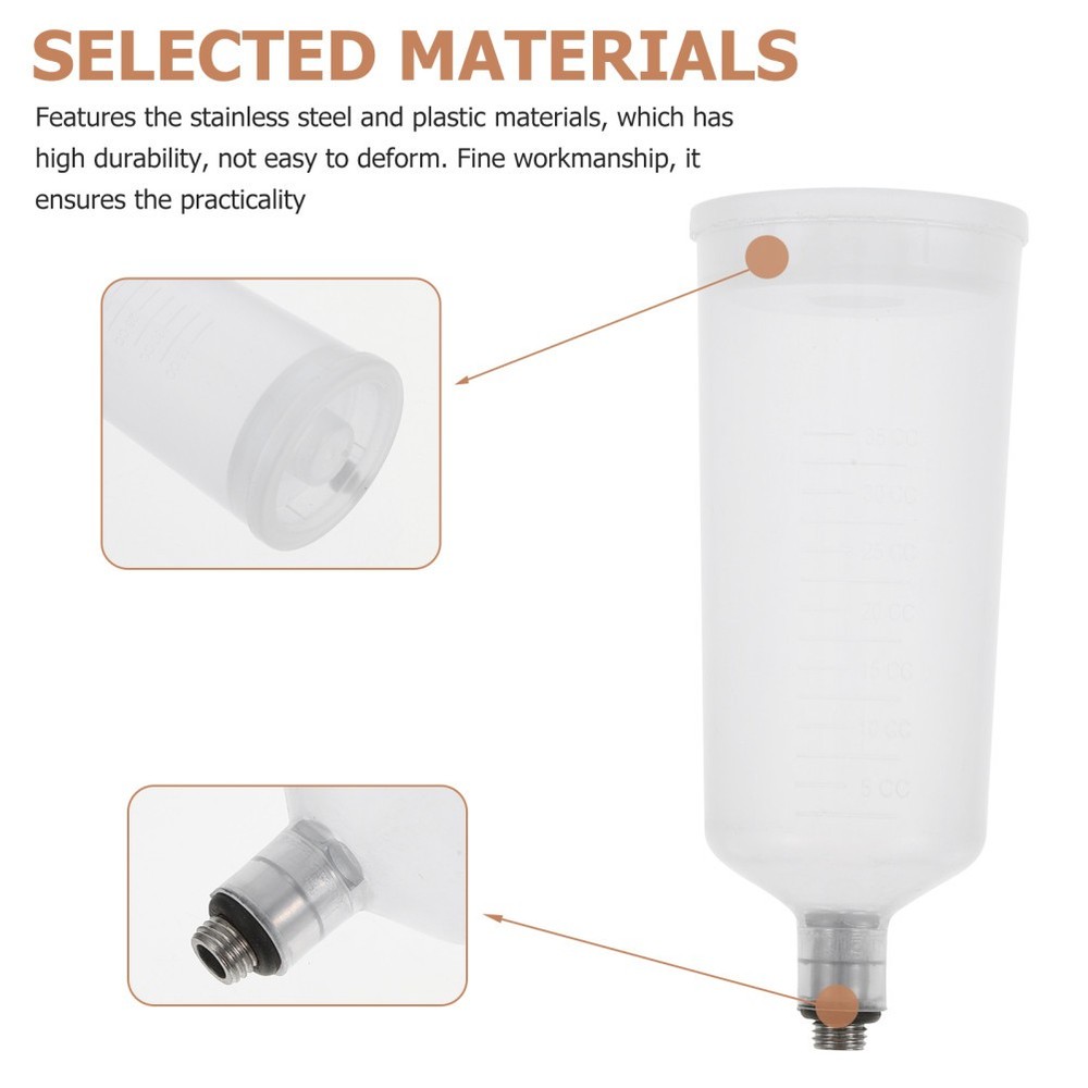 3 Count Airbrush Pigment Container Replacement Part Filter Cup for Paint