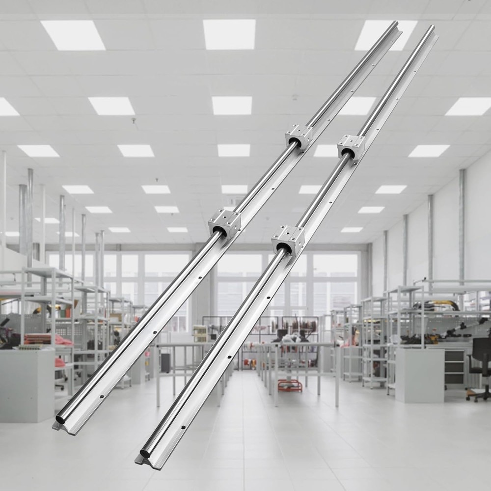 SBR20 Linear Rail Kit 1500mm 2 Rails 4 Blocks CNC Slide Guide System