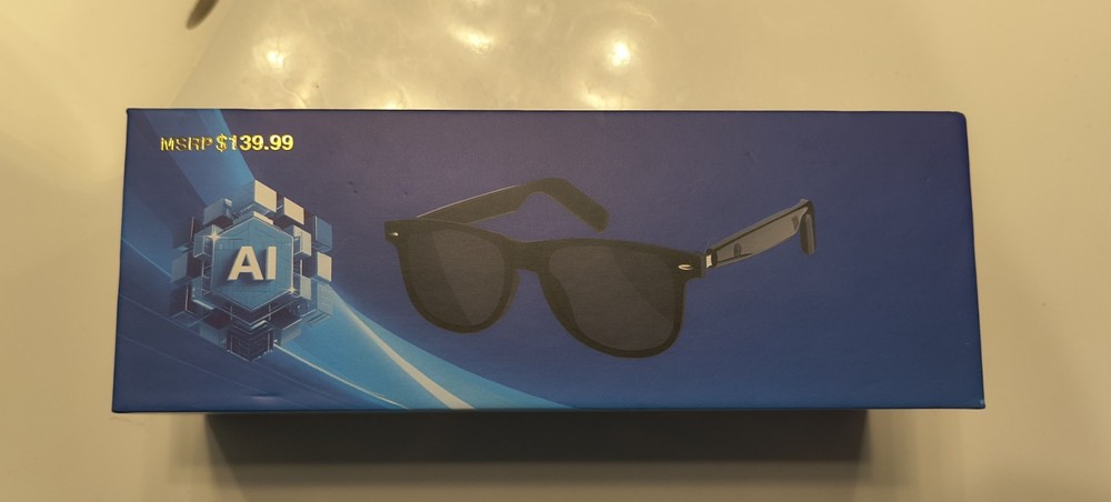 Smart Black Sunglasses Bluetooth Audio Touch Control