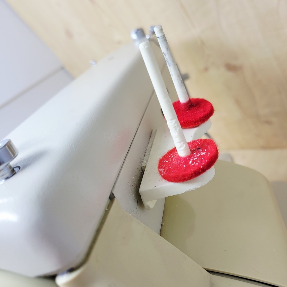 Necchi Sewing Machine 523 Works MISSING TABLE