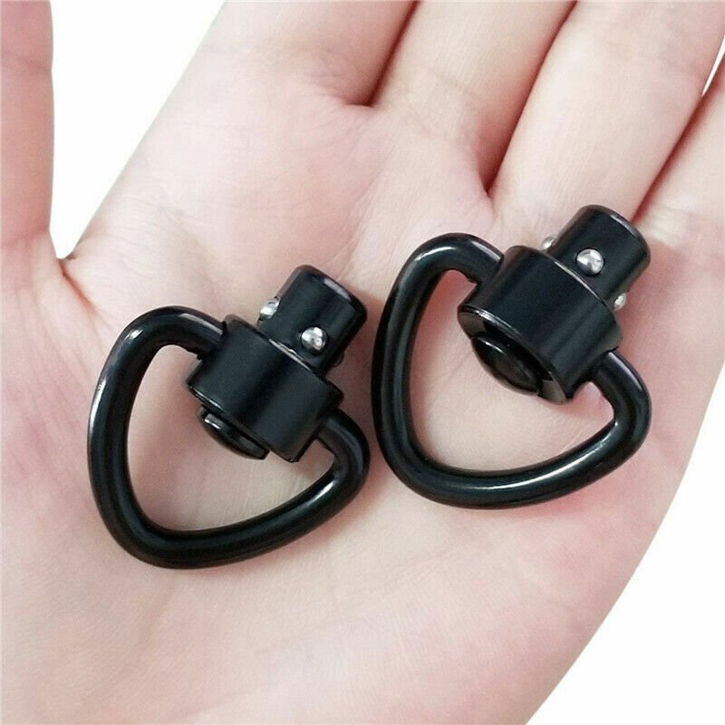 2Pack QD Sling Swivels Adapter MLOK Quick Release Push Button QD Sling Mount