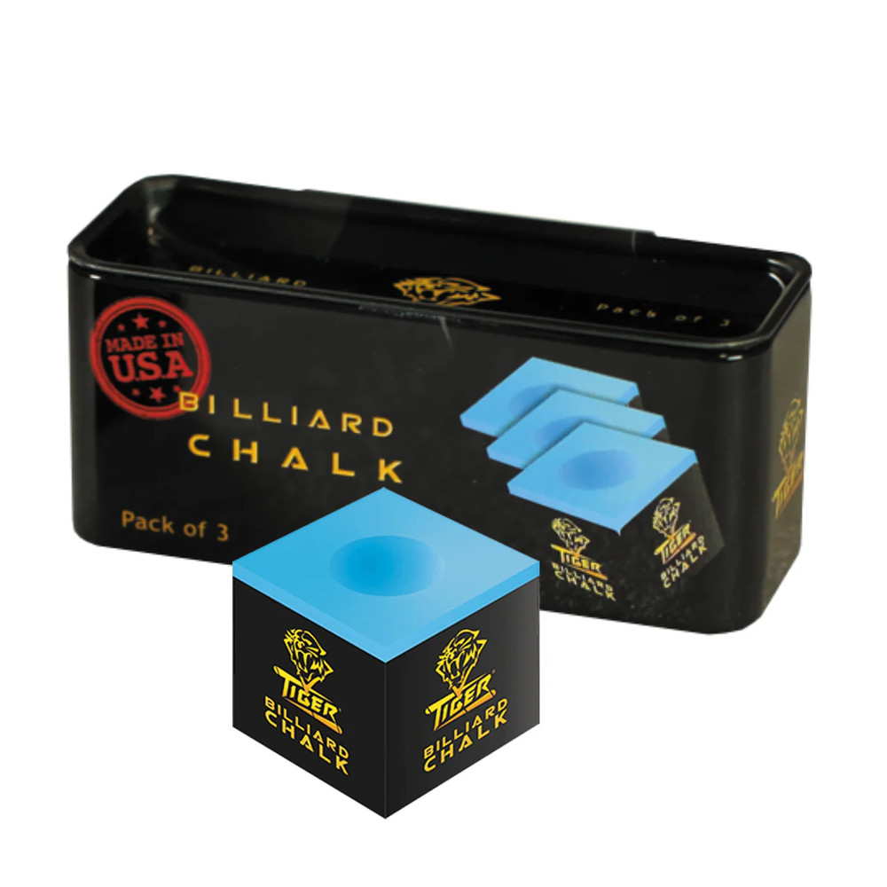 New Tiger Billiard Chalk (3 pack)