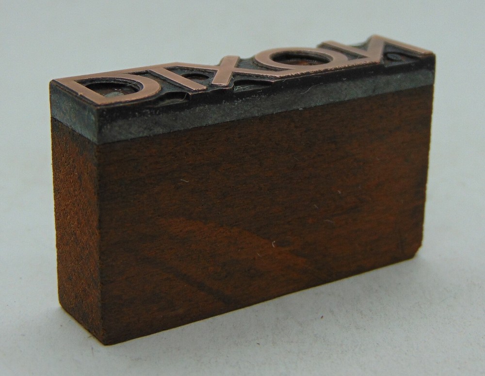 Printing Letterpress Printers Block Dixon