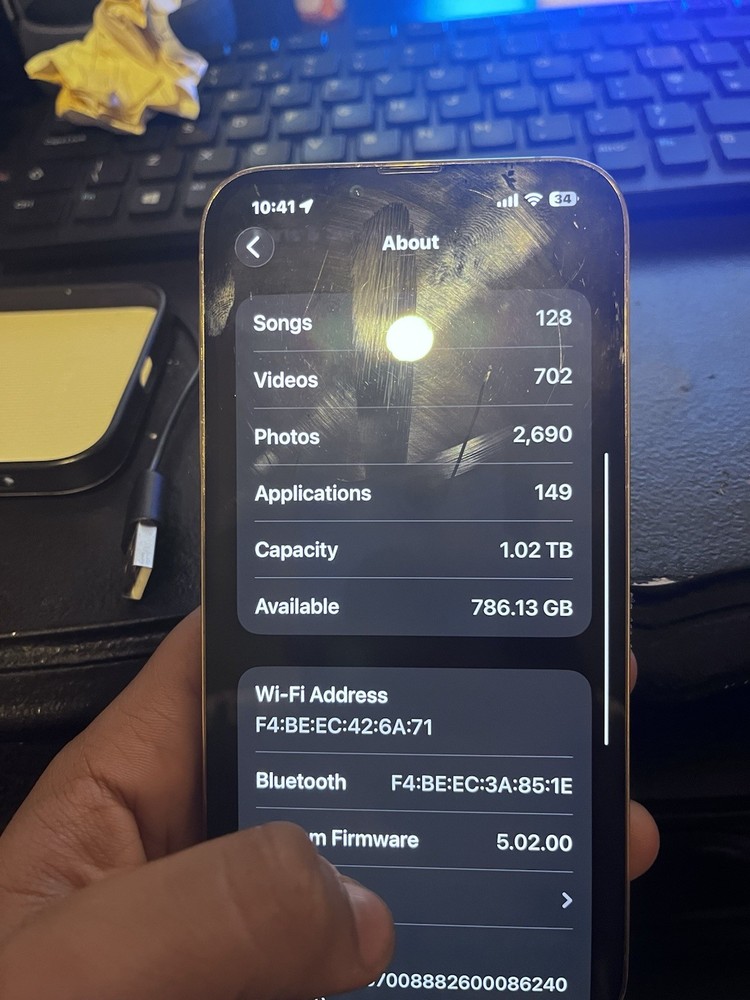 iPhone 13 Pro Max 1TB Unlocked broken back