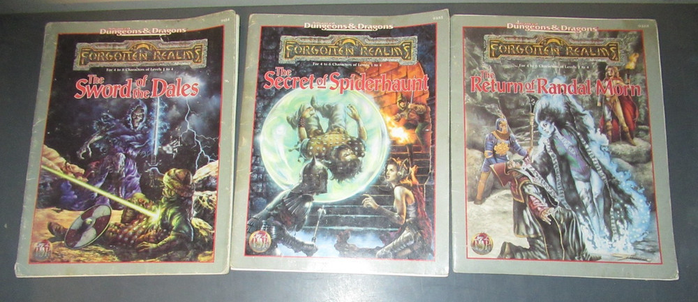 Advanced Dungeons & Dragons Forgotten Realms  9484 9485 9488