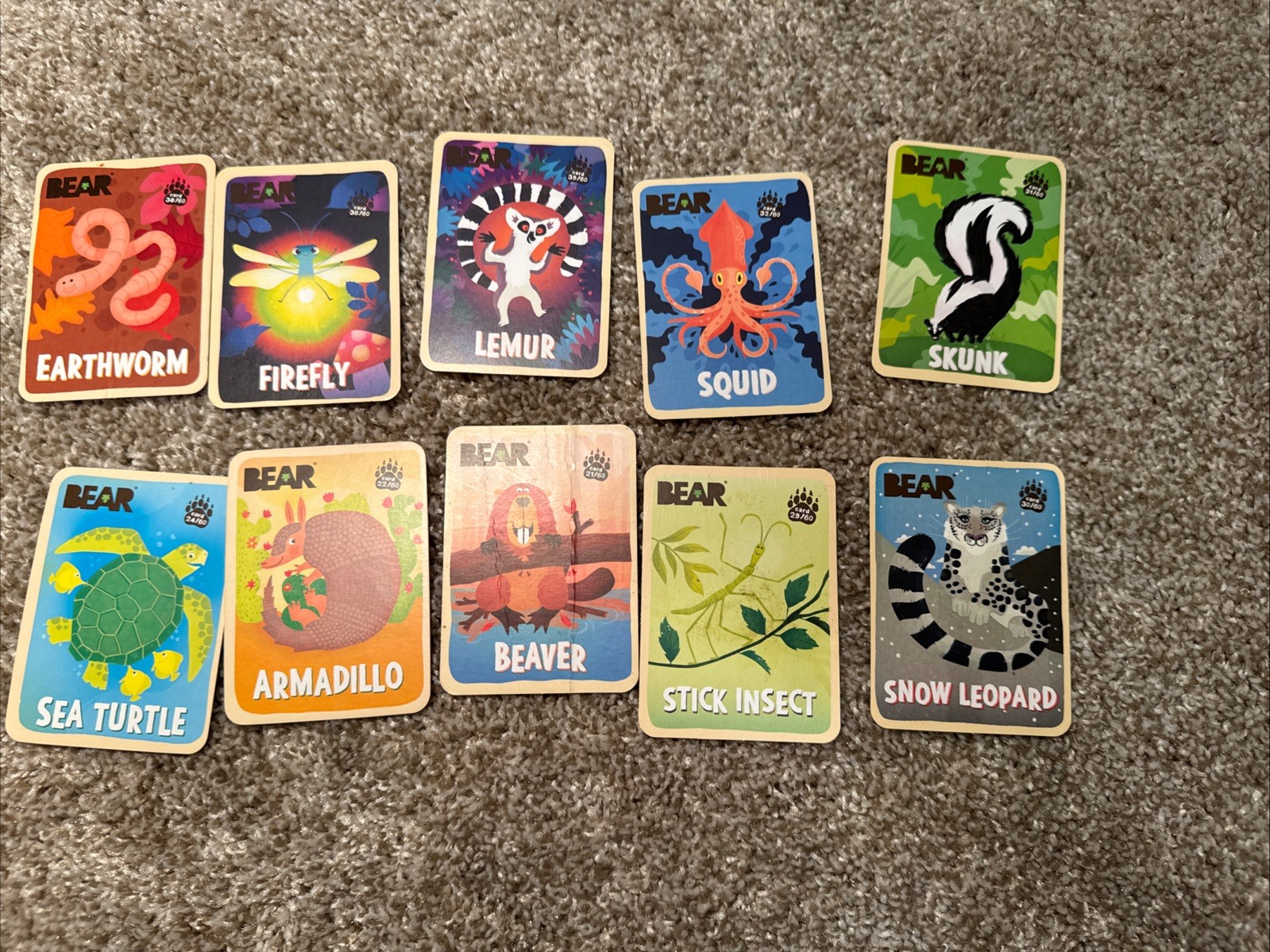 Bear Greatest Games And Fruit Snacks Trading Cards Lot Of 97