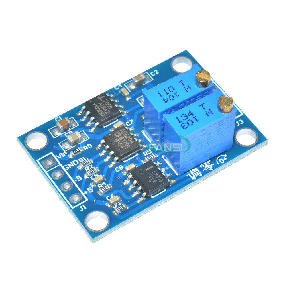 AD620 Microvolt MV Voltage Amplifier Signal Instrumentation Board Module DC3-12V