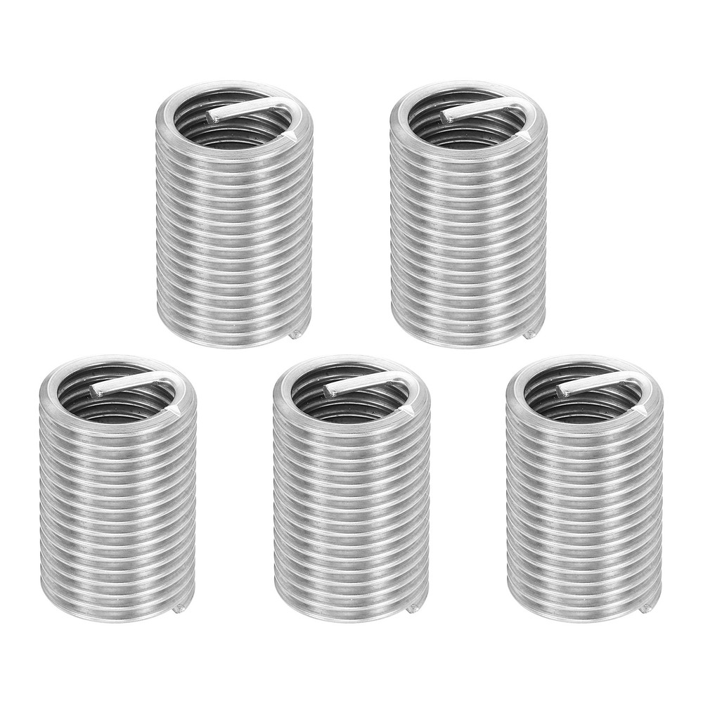 5pcs Wire Thread Inserts M18 x 2.5 x 2.5D Metric Helical Threaded Sleeve