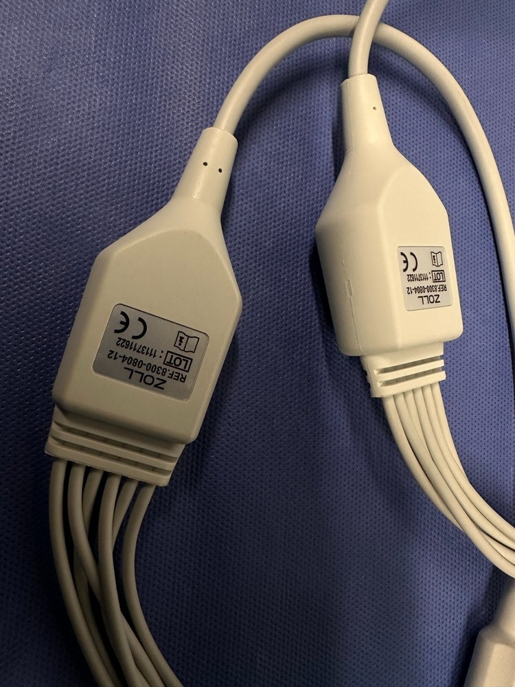 Zoll 8300-0804-01 Compatible 6 Lead ECG Lead Cable set