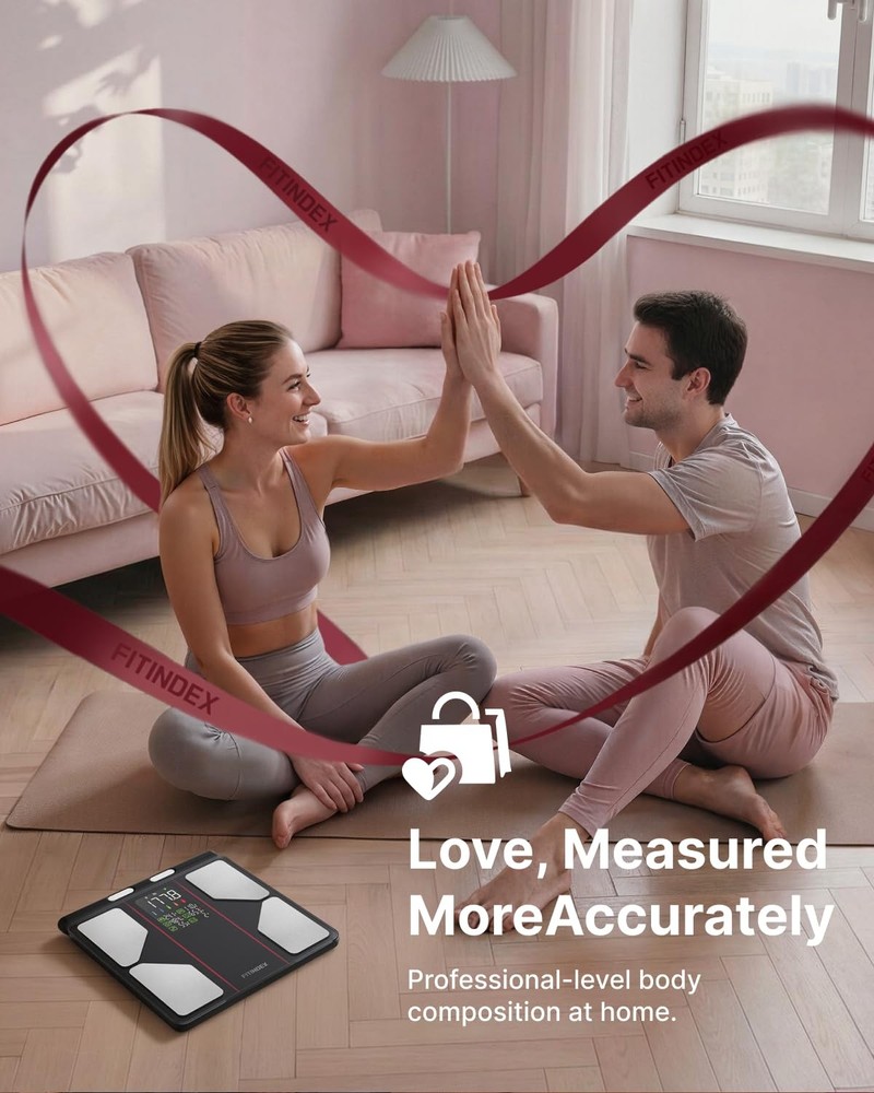 Smart Scale for Body Weight, Body Composition Analyzer with 8-Electrode Large...