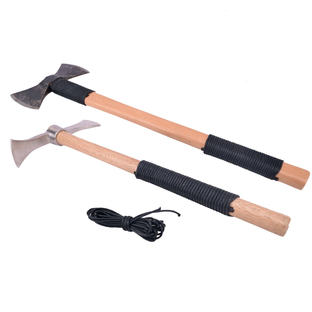 Oil Waxed String Camping Axe Collar Protector , Axe Handle Wrap Handle String