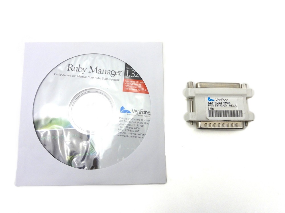 VeriFone Ruby Manager v. 1.32 with Parallel HASP Key