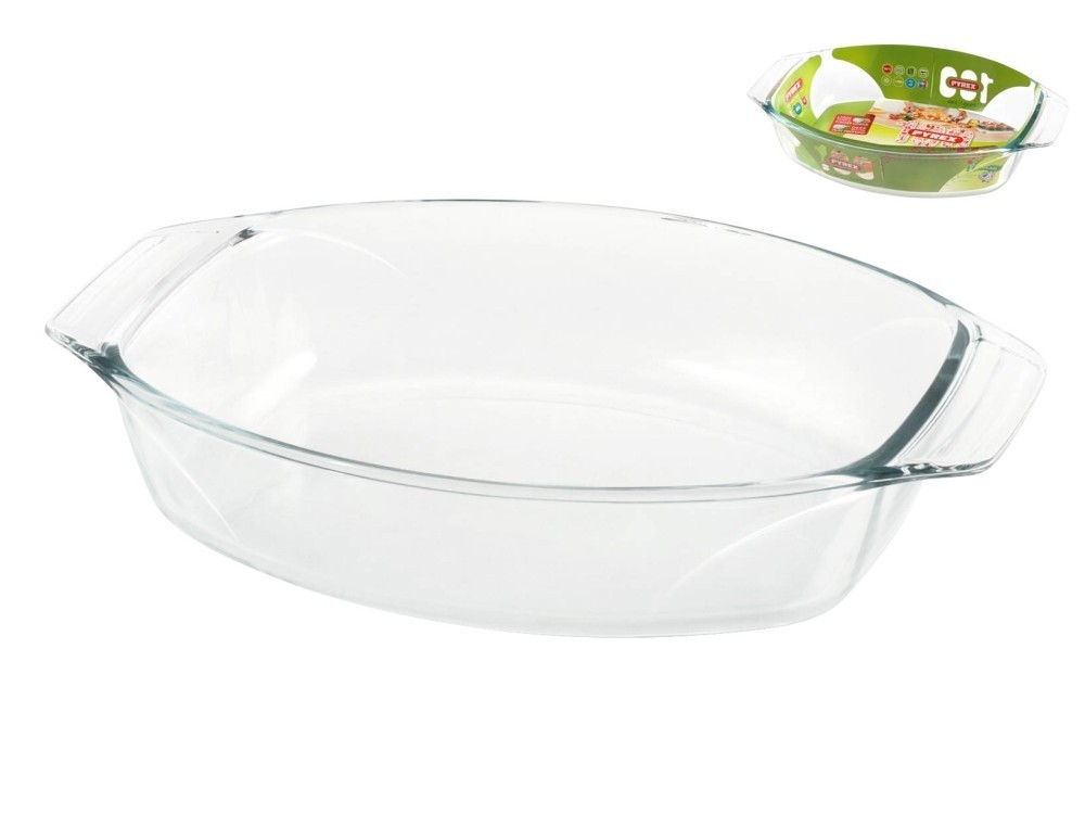 Pyrex Baking Dish 4 L Oval Glass Casserole 39X27 Cm