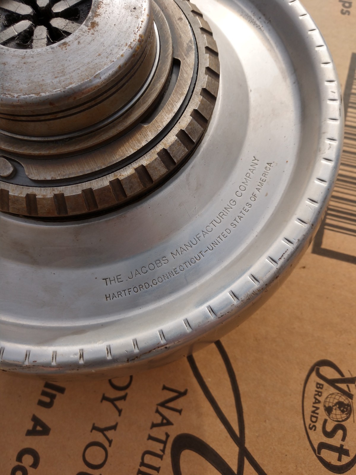 JACOBS #91-T0 RUBBER FLEX COLLET SPINDLE NOSE LATHE CHUCK w/ L0 MOUNT