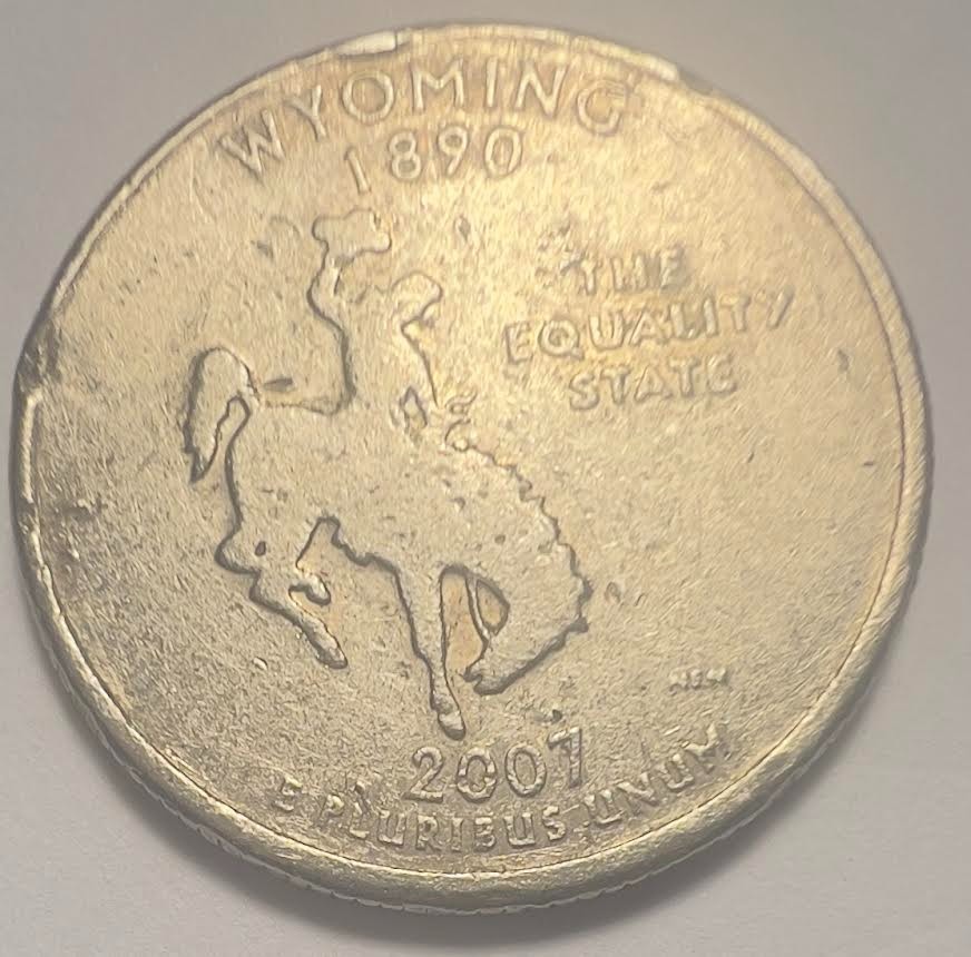 Error 2007P Wyoming Quarter Rare