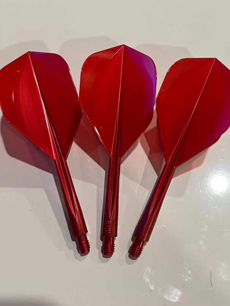 CONDOR RED METALLIC AXE MEDIUM 27.5MM FLIGHT SMALL SHAPE SHIPS FREE