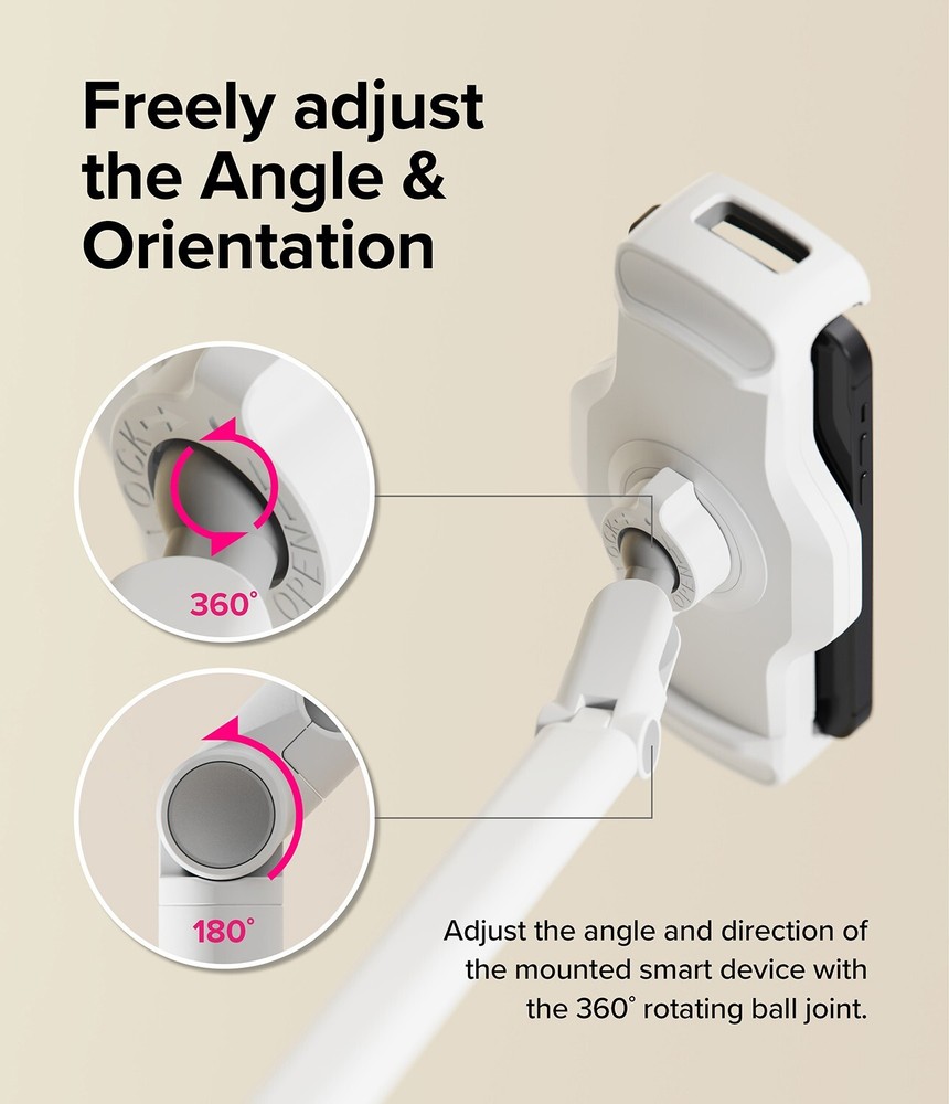 Phone Tablet Holder Clamp Desk Mount for IPhone IPad Adjustable 360 Rotation