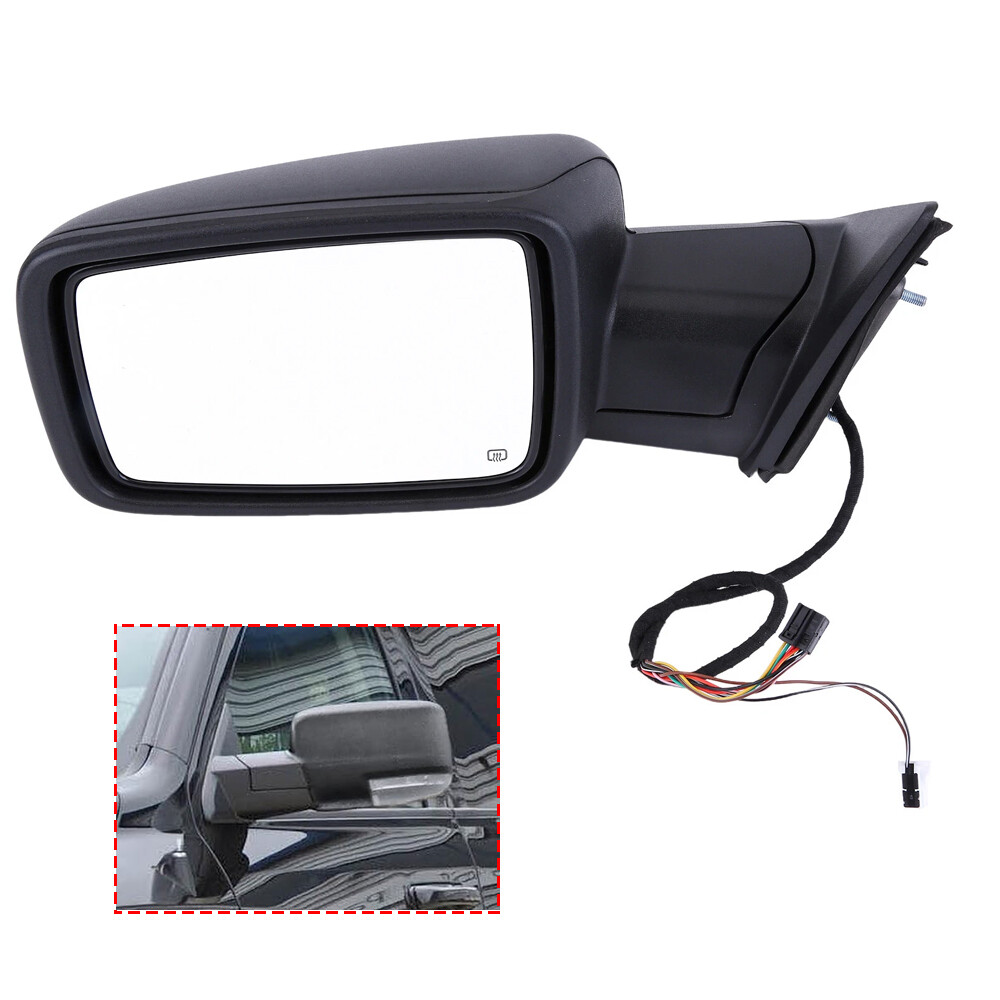 Left/Driver For 2013-2019 Dodge Ram 1500 Power Fold +Heated+ Temp Sensor Mirror