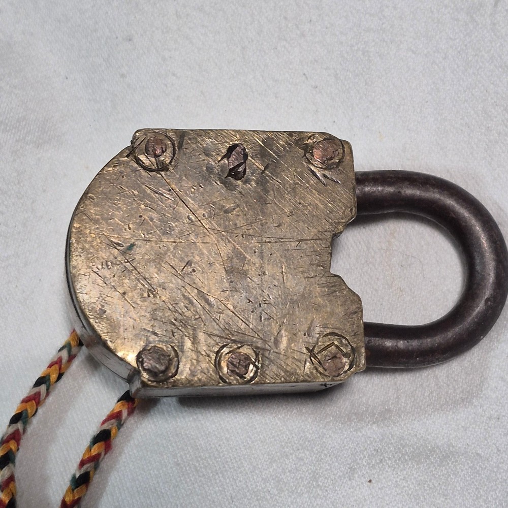 BRASS PADLOCK By TRUSTY LOCK 8 LEVERS