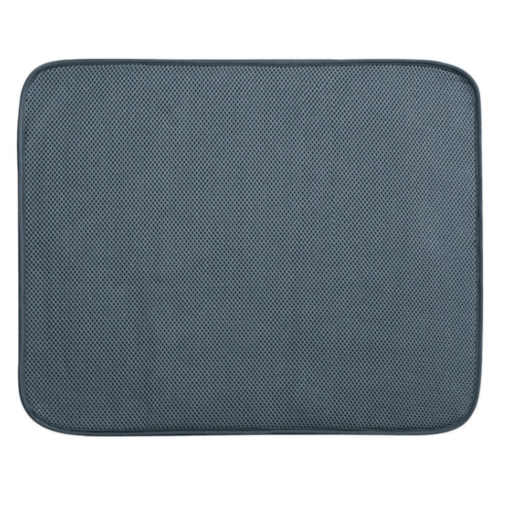 iDesign Pewter Microfiber Drying Mat