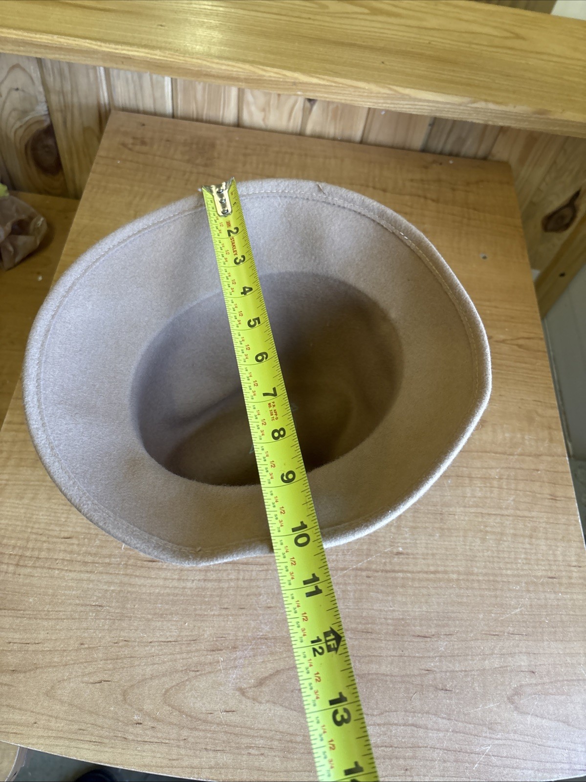 Vintage Women's Doeskin Felt Hat 100% Wool Geo. W. Bollman Feathers 🔥🔥🔥