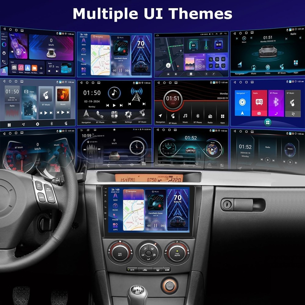 [4+64G] Upgrade Stereo for Mazda 3 2004-2009, 9 inch IPS Touchscreen Android ...