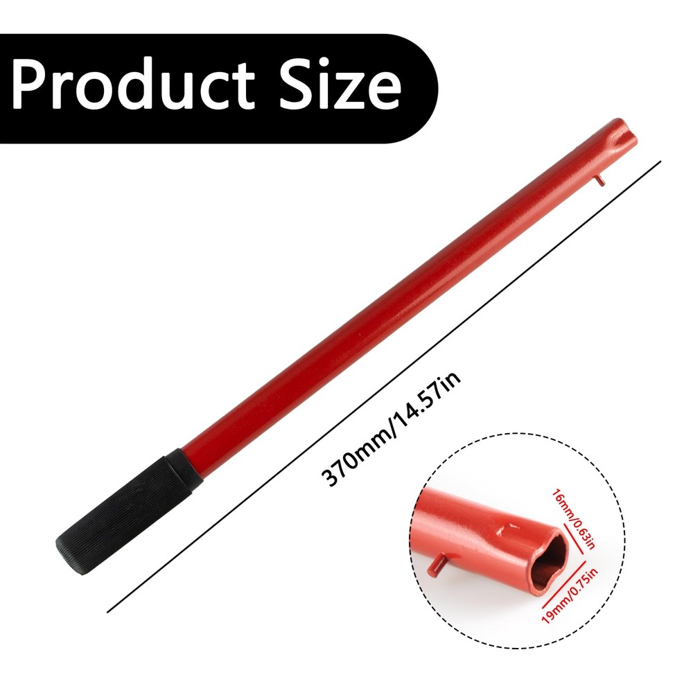 Horizontal Hydraulic Jack Handle Replacement Kit, 2 Ton Floor Red