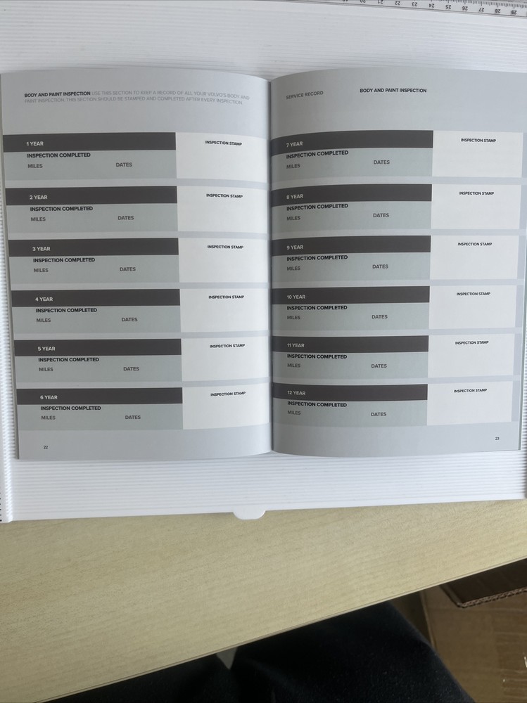 Volvo V60 Service Book Blank For All Models