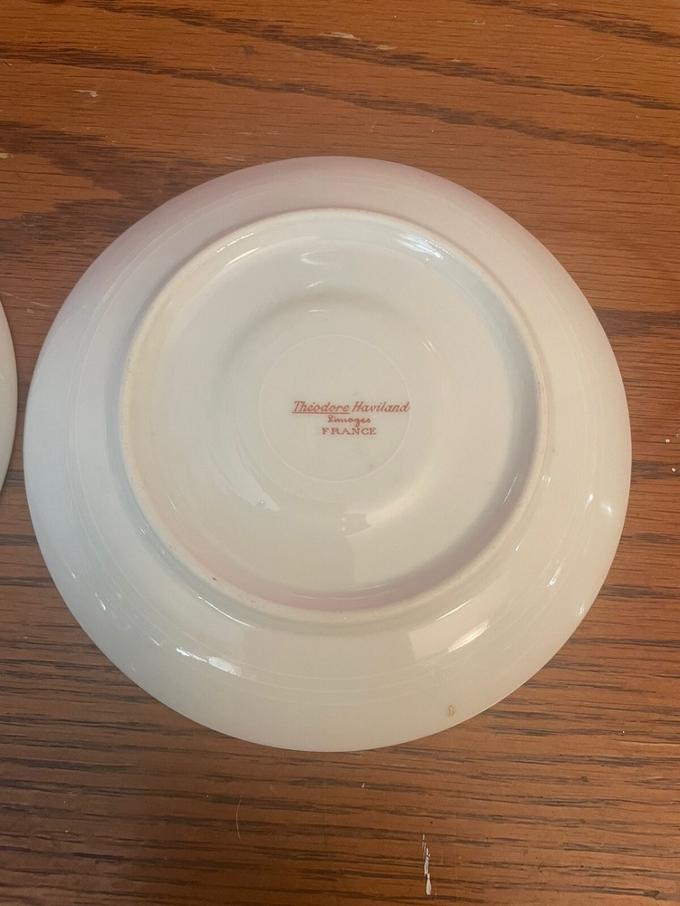 2 limoges saucer plates
