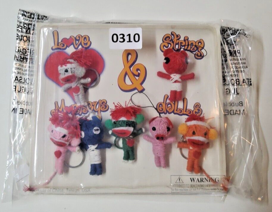 Vintage Vending Display Board String Dolls 0310