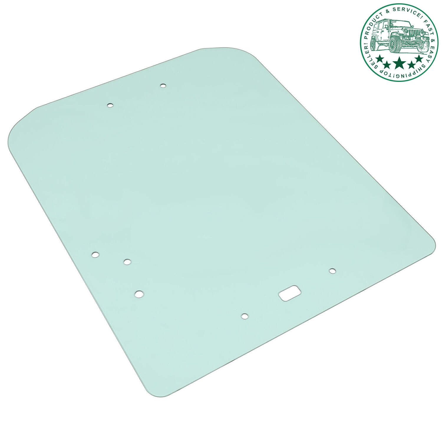 New Clear Door Glass For V1311-34522 Fit Kubota Skid Steer SSV-65 SSV-75 Models